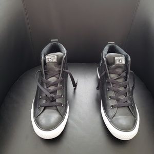 Mens leather converse high tops (sz us 10)